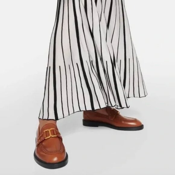 Chloé Marcie Leather Loafers Brown - Picture 2 of 3